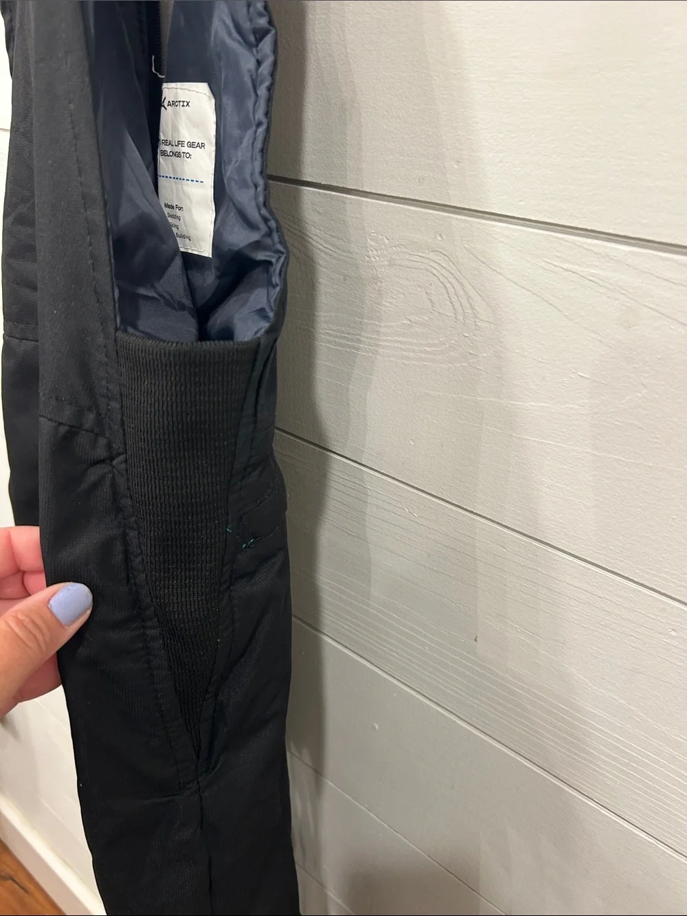 Arctix Kids Black Snow Bib Overalls